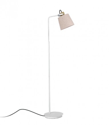 Lámpara pie pantalla beige orientable ML2274-WH - Ineslam