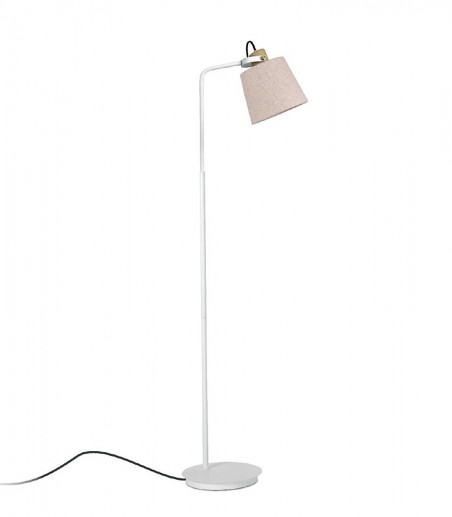 Lámpara pie pantalla beige orientable ML2274-WH - Ineslam