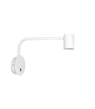 Aplique de pared foco orientable GU10 MB2375-BK NEGRO - Ineslam 2
