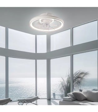 Ventilador de techo LED TOM blanco - AJP ¡Comprar online! 2