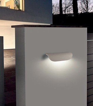 Aplique pared luz indirecta cemento LED 10W MB5037-WH - Ineslam 2
