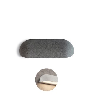 Aplique pared de cemento gris antracita - Ineslam - MB5034-GA  - LED 10W