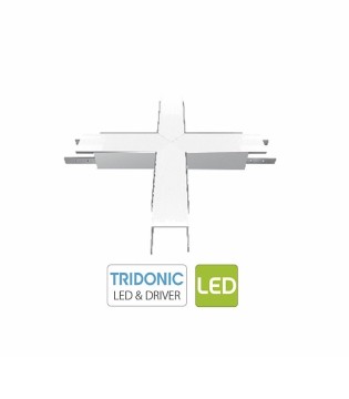 Conector X para perfil empotrable sistema LED lineal PRO IN50M - Ineslam