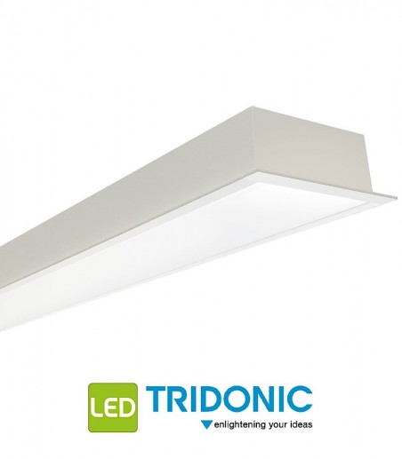 Perfil empotrable con sistema LED lineal PRO IN90M - Ineslam