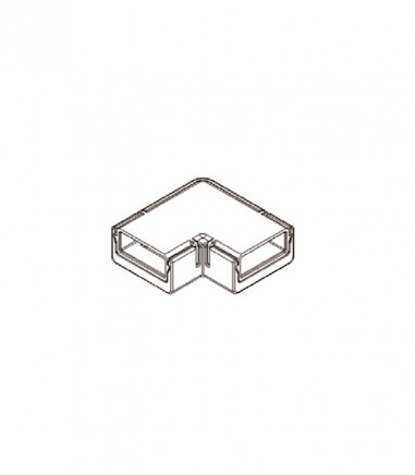 Conector L para tira LED FLEXGLOW 12W/m 10 mm - Maslighting