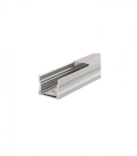 Perfil tira LED alto de superficie 15 mm aluminio - Maslighting