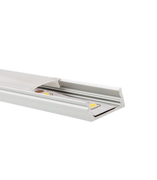Perfil tira LED superficie bajo 8 mm 2 metros aluminio - Maslighting