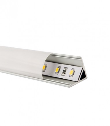 Perfil tira LED esquina 16 mm 2 metros - Maslighting