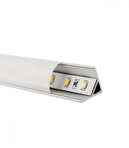 Perfil tira LED esquina 16 mm 2 metros - Maslighting