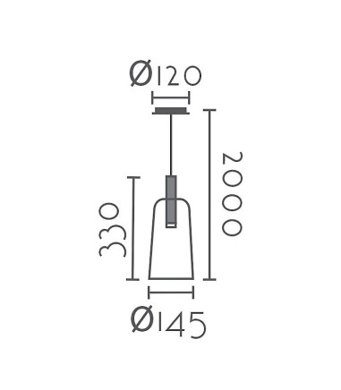 Lámpara de techo colgante MD4183...