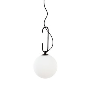 Lámpara colgante globo blanco Ø30cm MD2413-BK - Ineslam 2