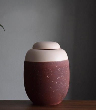 Pote con tapa Saudade pequeño - VP Interiorismo