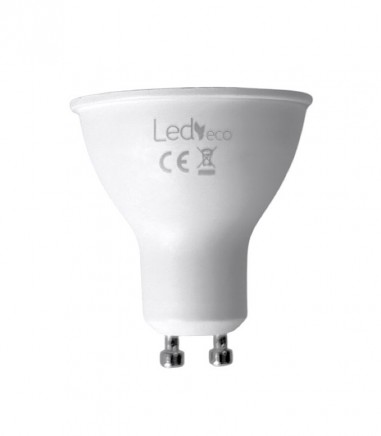 Bombilla dicroica GU10 LED eco con mucha luz 9W