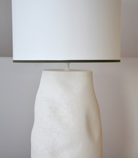 Lámpara de mesa cerámica Papel con pantalla - VP Interiorismo
