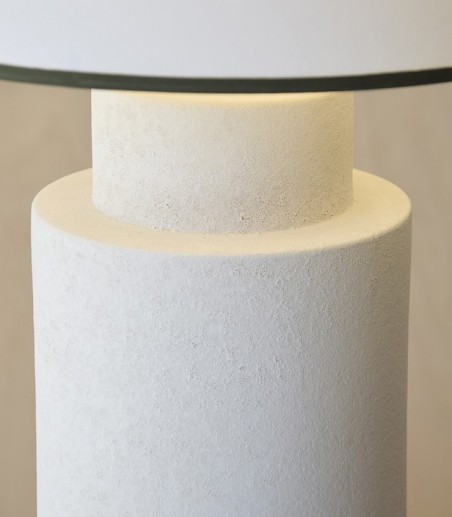 Lámpara de mesa cerámica Mid con pantalla - VP Interiorismo