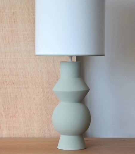 Lámpara de mesa Forma verde con pantalla - VP Interiorismo