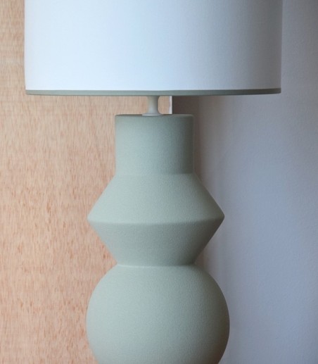 Lámpara de mesa Forma verde con pantalla - VP Interiorismo