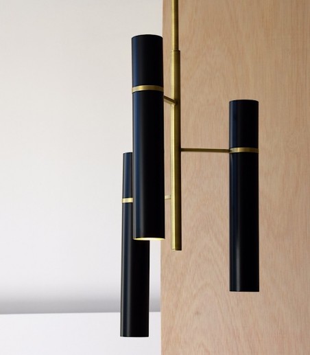 Lámpara techo Sinxela metal negro mate - VP Interiorismo