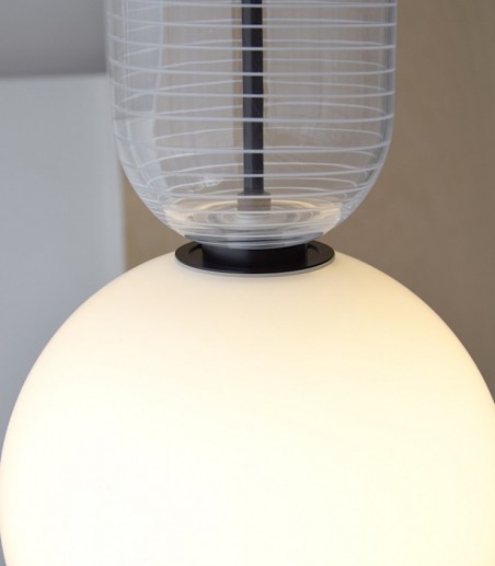 Lámpara techo bola vidrio LED - VP Interiorismo