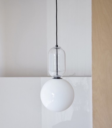 Lámpara techo bola vidrio LED - VP Interiorismo