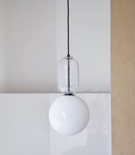 Lámpara techo bola vidrio LED - VP Interiorismo