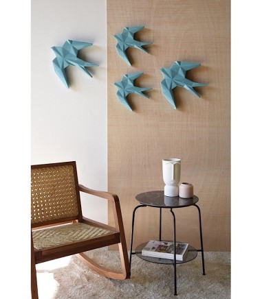 Anduriña pared cerámica azul mini - VP Interiorismo
