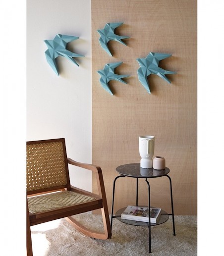 Anduriña pared cerámica azul mini - VP Interiorismo