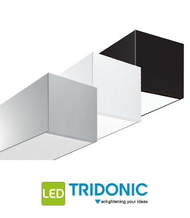 Plafón sistema modular LED Lineal U75 21W 58cm - Ineslam
