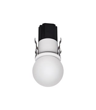 Foco empotrable globo decorativo Bead 7W blanco Ø50 - Mantra 2