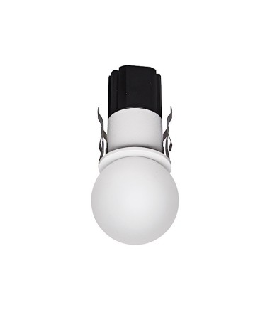 Foco empotrable globo decorativo Bead 7W blanco Ø50 - Mantra