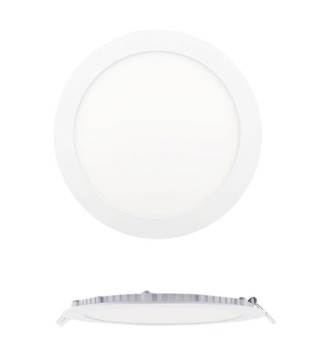 Downlight LED 22W Slimline circular 2200lm blanco Ø240 - Maslighting