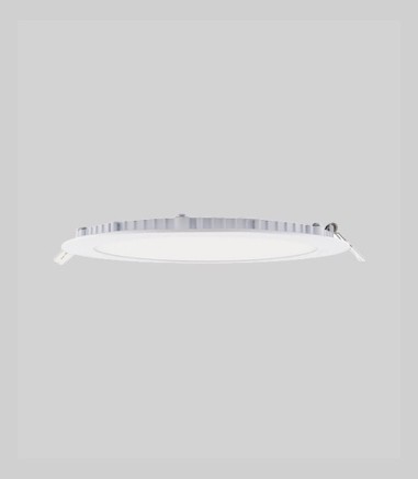 Downlight LED 18W Slimline circular blanco 1800lm Ø225 - Maslighting