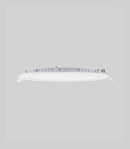 Downlight LED 18W Slimline circular blanco 1800lm Ø225 - Maslighting