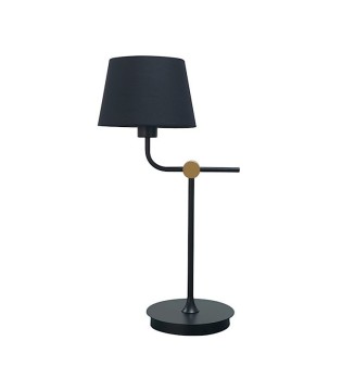 Lámpara de mesita de noche  c/pantalla Solor negro 2