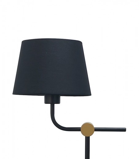 Lámpara de mesa c/pantalla Solor negro