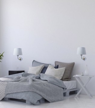 Aplique pared con pantalla Solor blanco 2