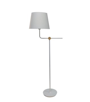 Lámpara de pie con pantalla Solor blanco