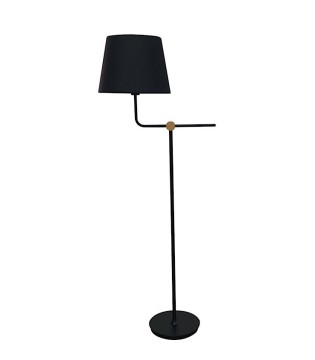 Lámpara de pie con pantalla Solor negro