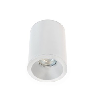 Foco superficie cilíndrico blanco Fred Ø85X117 mm GU10 IP65