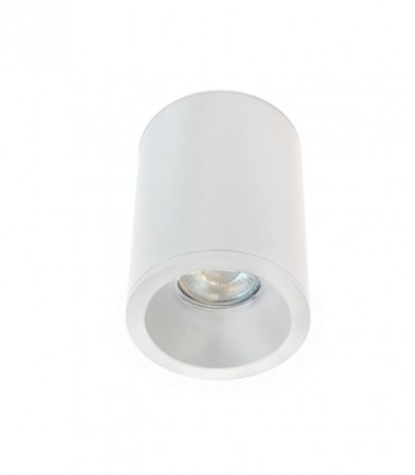 Foco superficie cilíndrico blanco Fred Ø85X117 mm GU10 IP65