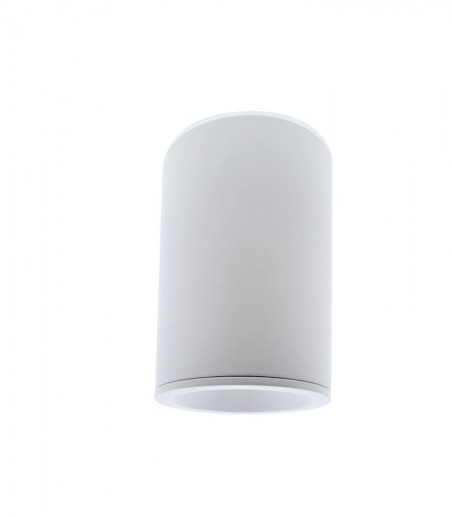 Foco superficie cilíndrico blanco Fred Ø85X117 mm GU10 IP65