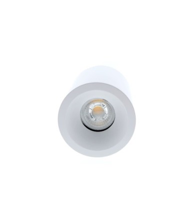 Foco superficie cilíndrico blanco Fred Ø85X117 mm GU10 IP65