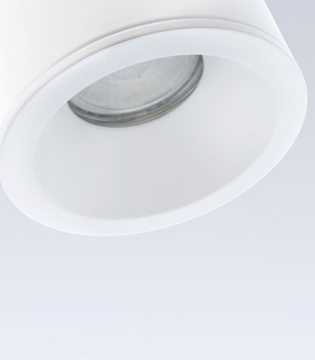 Foco superficie cilíndrico blanco Fred Ø85X117 mm GU10 IP65