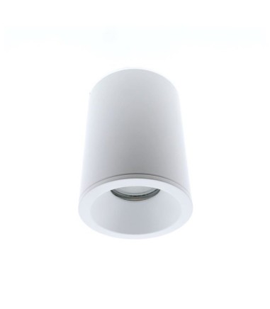 Foco superficie cilíndrico blanco Fred Ø85X117 mm GU10 IP65