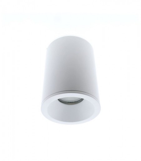 Foco superficie cilíndrico blanco Fred Ø85X117 mm GU10 IP65