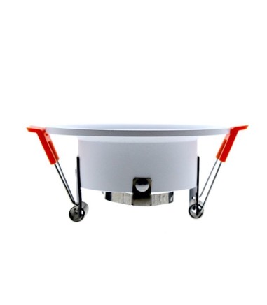 Empotrable GU10 blanco fijo redondo Reto Ø85 mm