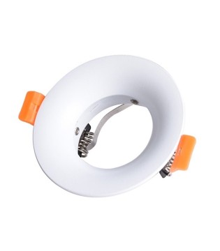 Empotrable GU10 blanco fijo redondo Reto Ø85 mm