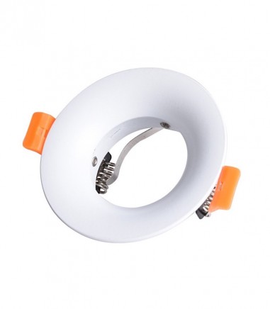 Empotrable GU10 blanco fijo redondo Reto Ø85 mm