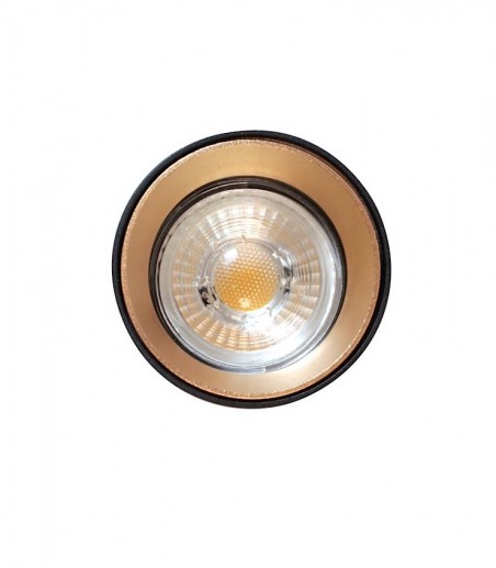 Foco superficie cilíndrico negro Neil Ø60X85 mm GU10