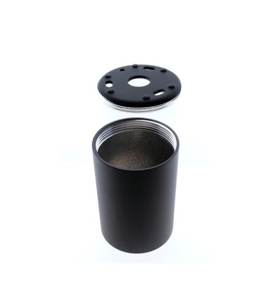 Foco superficie cilíndrico negro Neil Ø60X85 mm GU10